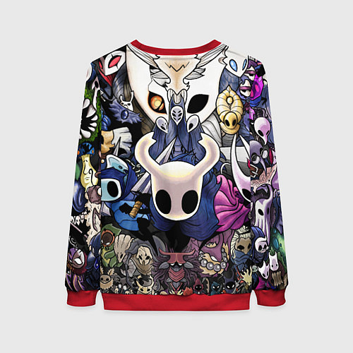 Женский свитшот HOLLOW KNIGHT / 3D-Красный – фото 2