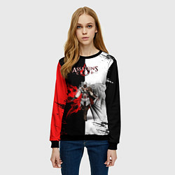 Свитшот женский ASSASSINS CREED, цвет: 3D-черный — фото 2