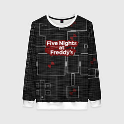 Свитшот женский Five Nights At Freddy, цвет: 3D-белый