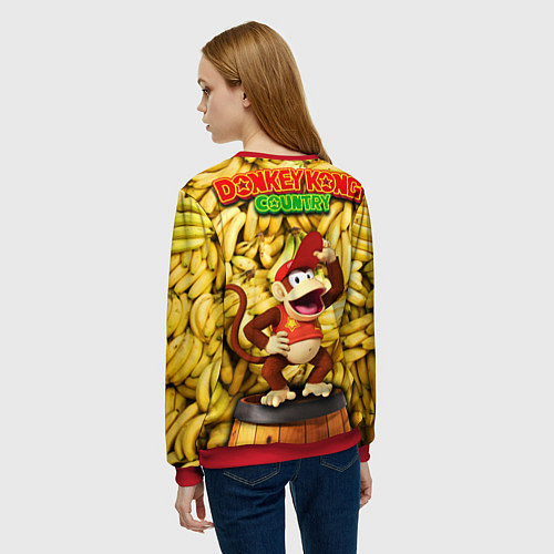 Женский свитшот Dk / 3D-Красный – фото 4