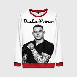Свитшот женский Dustin Poirier, цвет: 3D-красный