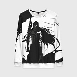 Свитшот женский Bleach Блич, цвет: 3D-белый