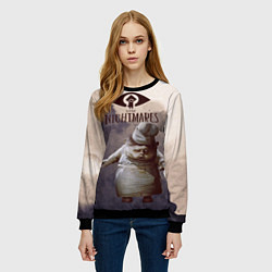 Свитшот женский Little, цвет: 3D-черный — фото 2