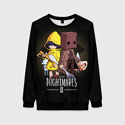Свитшот женский LITTLE NIGHTMARES 2, цвет: 3D-черный