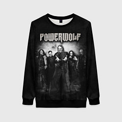 Свитшот женский Powerwolf, цвет: 3D-черный