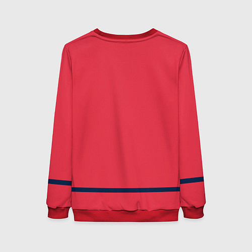 Женский свитшот Вашингтон Кэпиталз Форма1 / 3D-Красный – фото 2