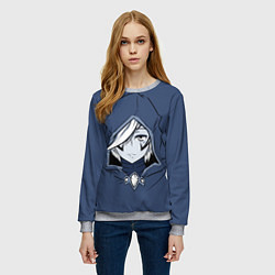 Свитшот женский Дровка Dota 2, цвет: 3D-меланж — фото 2