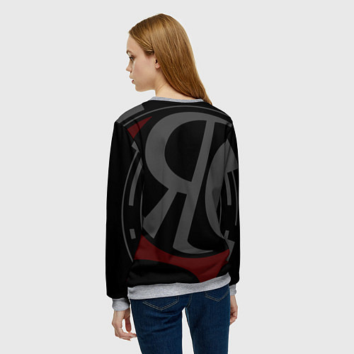 Женский свитшот MONOKUMA МОНОКУМА DANGANRO / 3D-Меланж – фото 4