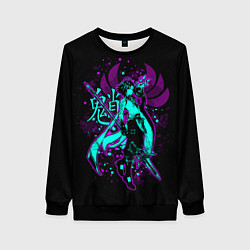 Свитшот женский GENSHIN IMPACT, СЯО, цвет: 3D-черный