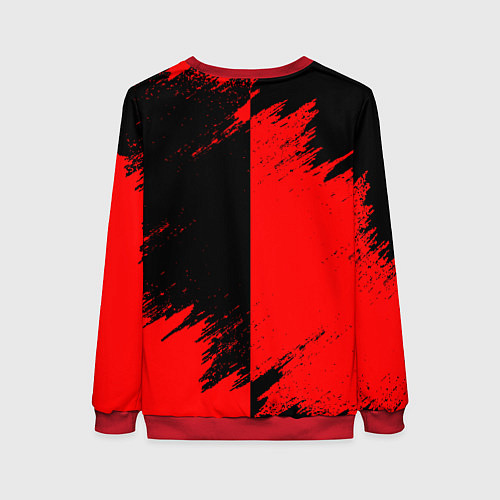 Женский свитшот YAMAHA ЯМАХА / 3D-Красный – фото 2