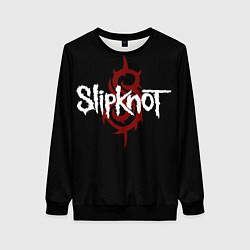 Свитшот женский Slipknot Надпись, цвет: 3D-черный