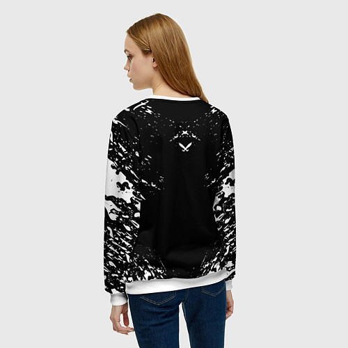 Женский свитшот BERSERK БЕРСЕРК / 3D-Белый – фото 4