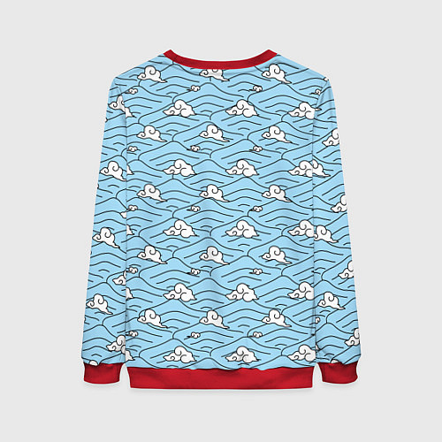 Женский свитшот УРУКОДАКИ САКОНДЖИ / 3D-Красный – фото 2