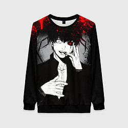 Свитшот женский ТОКИЙСКИЙ ГУЛЬ TOKYO GHOUL, цвет: 3D-черный