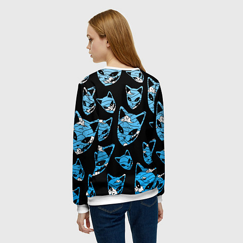 Женский свитшот ГИО ТОМИОКА КЛИНОК / 3D-Белый – фото 4