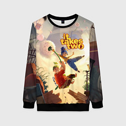 Свитшот женский It Takes Two, цвет: 3D-черный