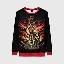 Свитшот женский СТАЛЬНОЙ АЛХИМИК, цвет: 3D-красный