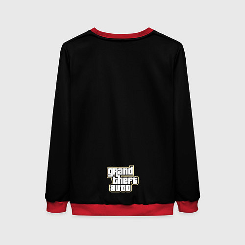 Женский свитшот Клод GTA 3 / 3D-Красный – фото 2