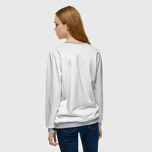 Женский свитшот Jony music / 3D-Меланж – фото 4