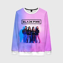 Свитшот женский BLACKPINK, цвет: 3D-белый