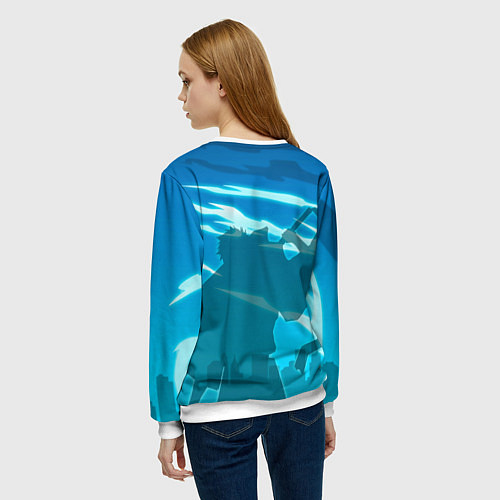 Женский свитшот Bleach-Ichigo / 3D-Белый – фото 4