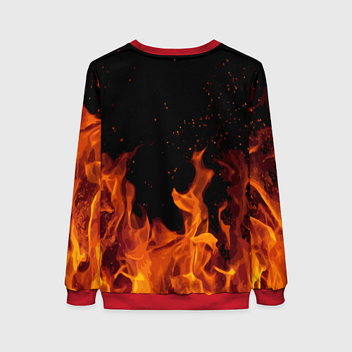 Женский свитшот СЕКТОР ГАЗА FIRE / 3D-Красный – фото 2