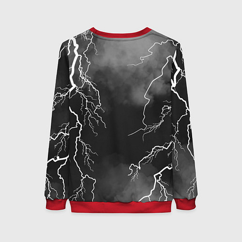 Женский свитшот СЕКТОР ГАЗА ЖИЗНИ ПО КАЙФУ / 3D-Красный – фото 2