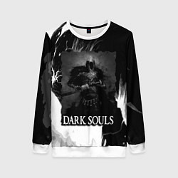 Свитшот женский DARKSOULS ТЁМНЫЙ РЫЦАРЬ, цвет: 3D-белый