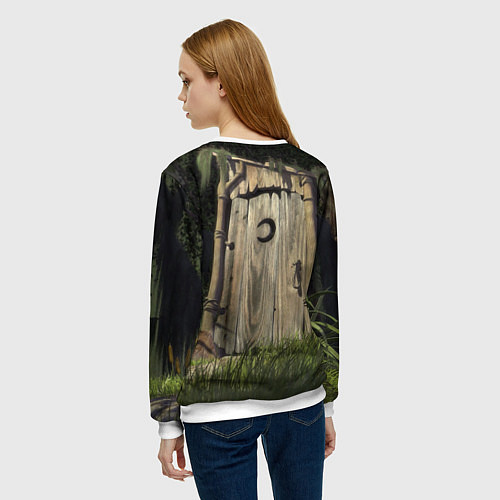 Женский свитшот Shrek: Somebody Once Told Me / 3D-Белый – фото 4