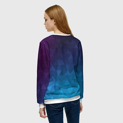 Женский свитшот BASTERIA / 3D-Белый – фото 4