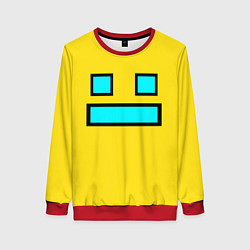 Женский свитшот Geometry Dash: Smile