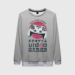 Женский свитшот HIGH LEVEL GAMER TOKIO ГЕЙМЕР