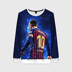 Свитшот женский Leo Messi Лео Месси 10, цвет: 3D-белый