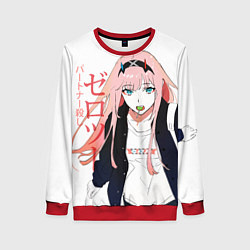 Женский свитшот Zero Two, Darling in the Franx