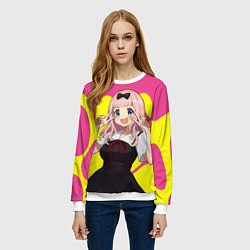 Свитшот женский Chika, цвет: 3D-белый — фото 2