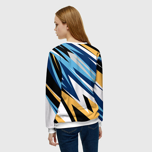 Женский свитшот МАНЧЕСТЕР СИТИ MANCHESTER / 3D-Белый – фото 4