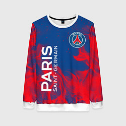 Свитшот женский ФК ПСЖ PARIS SAINT GERMAIN, цвет: 3D-белый