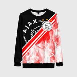 Свитшот женский FC AJAX AMSTERDAM ФК АЯКС, цвет: 3D-черный