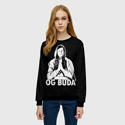 Свитшот женский OG Buda, цвет: 3D-черный — фото 2