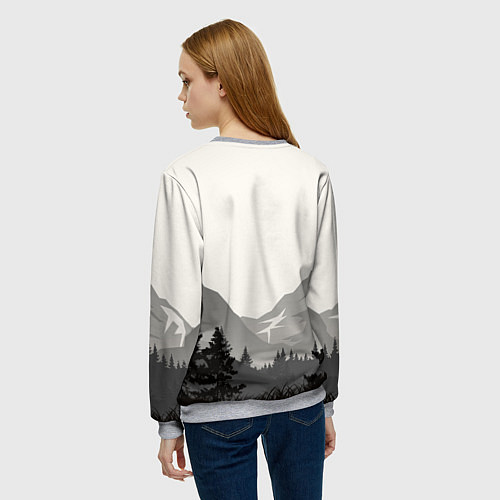 Женский свитшот Days Gone / 3D-Меланж – фото 4