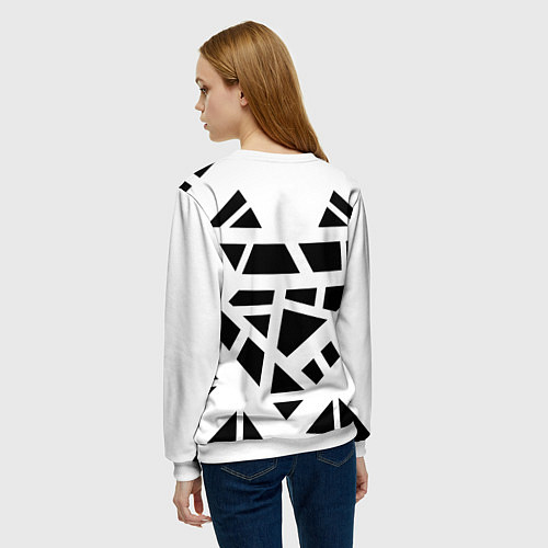 Женский свитшот Five Finger Death Punch / 3D-Белый – фото 4