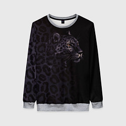 Свитшот женский Леопард, цвет: 3D-меланж