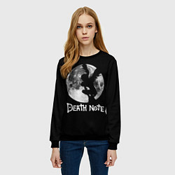 Свитшот женский Мрачный Рюк Death Note, цвет: 3D-черный — фото 2