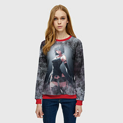 Свитшот женский Nier Automata Z, цвет: 3D-красный — фото 2