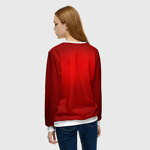 Женский свитшот Agent here / 3D-Белый – фото 4