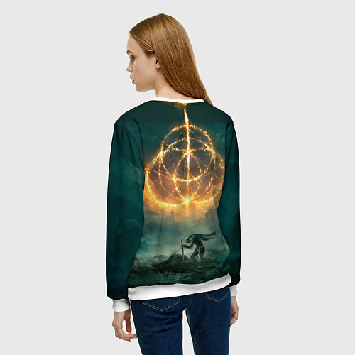Женский свитшот Elden Ring key art / 3D-Белый – фото 4