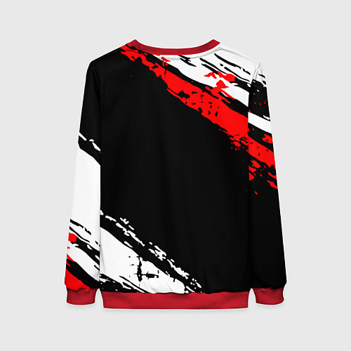 Женский свитшот FLY HIGH! Haikyu!! / 3D-Красный – фото 2