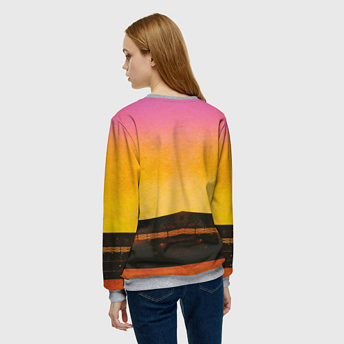 Женский свитшот Queen Freddie Mercury Z / 3D-Меланж – фото 4