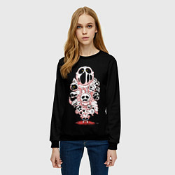 Свитшот женский В голове Айзека, цвет: 3D-черный — фото 2