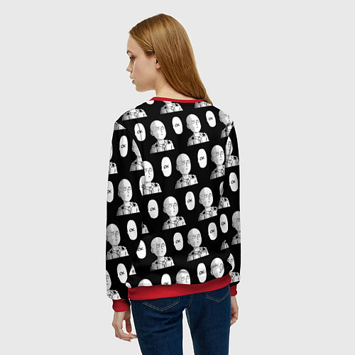 Женский свитшот ONE-PUNCH MAN ВАН ПАНЧ МАН Z / 3D-Красный – фото 4